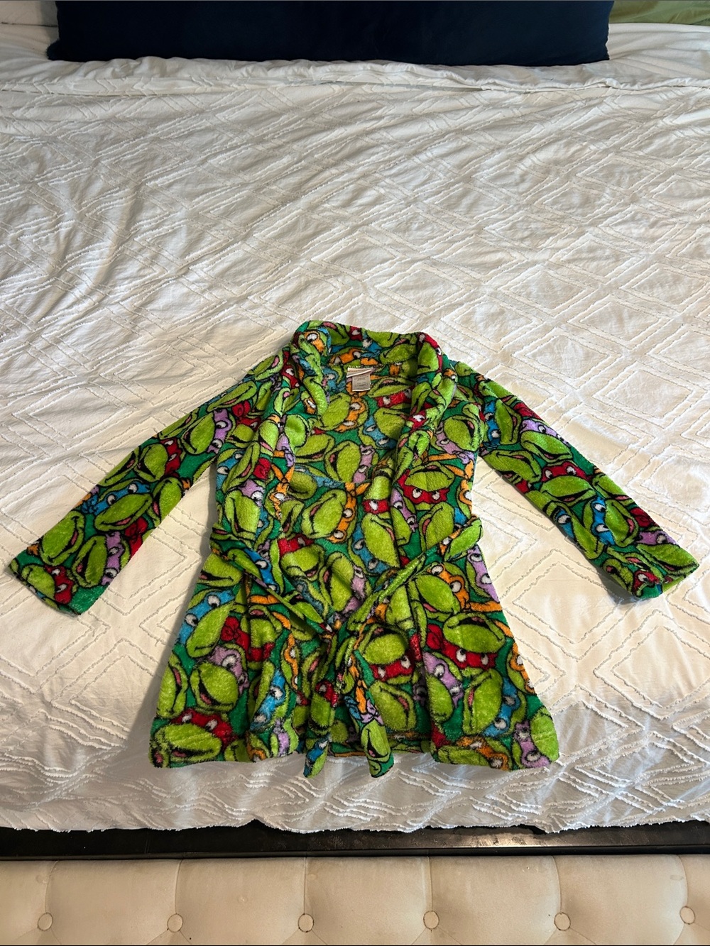 Nickelodeon Multicolor Plush Character Print Robe